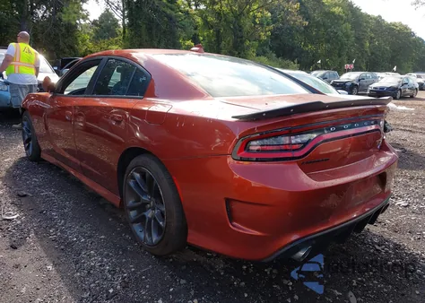 2021 Dodge Charger Scat Pack Rwd из США, поврежденный, VIN 2C3CDXGJXMH511651